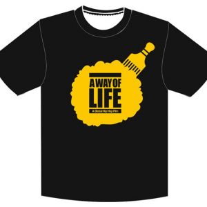 T-Shirt - Afro and comb (Black)