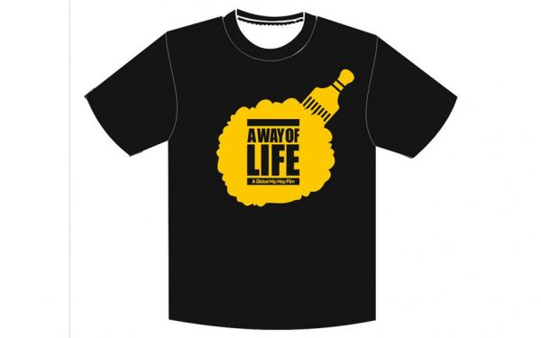 T-Shirt - Afro and comb (Black)
