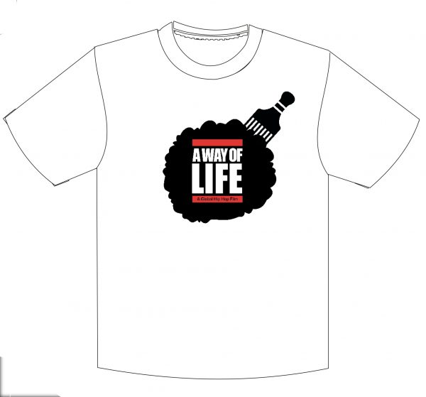 T-Shirt - Afro and comb (White)