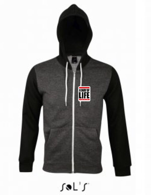 Hoody – A Way Of Life logo (Charcoal/Marl)<br><br>