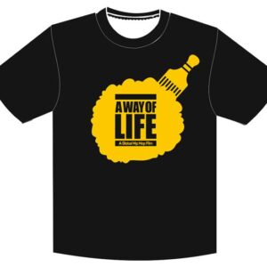 T-Shirt – Afro and comb (Black)<br><br>