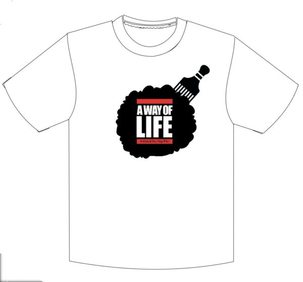 T-Shirt – Afro and comb (White)<br><br>